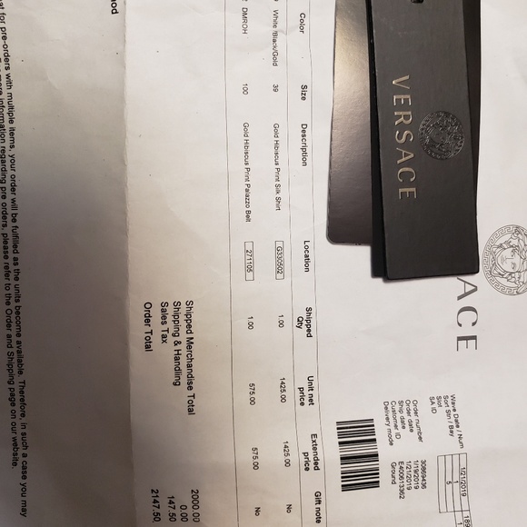 Versace Shirt - Picture 2 of 8